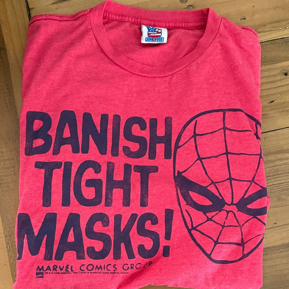 Junk Food Clothing Red Spider-Man Graphic Tee